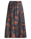La Doublej La Double J Woman Midi Skirt Midnight Blue Size L Polyester, Recycled Polyester, Viscose In Blue