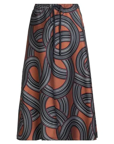 La Doublej La Double J Woman Midi Skirt Midnight Blue Size L Polyester, Recycled Polyester, Viscose