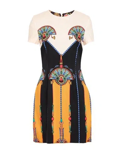 La Doublej La Double J Woman Mini Dress Black Size M Wool, Polyamide