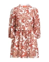 La Doublej La Double J Woman Mini Dress White Size M Cotton In Multi