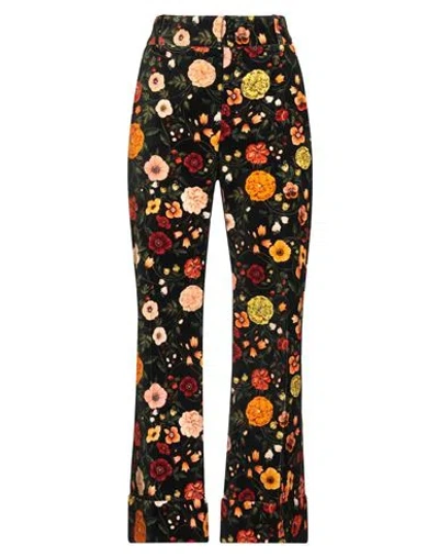 La Doublej La Double J Woman Pants Black Size M Cotton In Multi