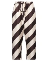 La Doublej La Double J Woman Pants Dark Brown Size M Silk In Brown