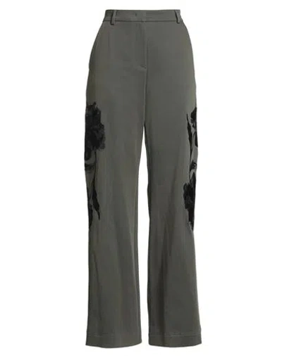 La Doublej La Double J Woman Pants Military Green Size S Cotton
