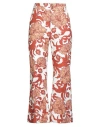 La Doublej Hendrix Printed Straight-leg Pants In Brown