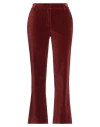 La Doublej La Double J Woman Pants Rust Size M Cotton In Red