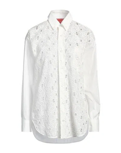 La Doublej La Double J Woman Shirt White Size S Cotton