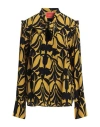La Doublej La Double J Woman Shirt Yellow Size L Silk In Yellow