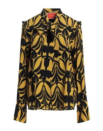 La Doublej La Double J Woman Shirt Yellow Size L Silk