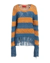 La Doublej Cotton-blend Striped Playa Sweater In Beige