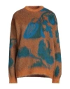 La Doublej La Double J Woman Sweater Camel Size M Mohair Wool, Polyamide, Wool In Beige
