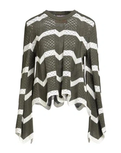 La Doublej La Double J Woman Sweater Military Green Size L Cotton