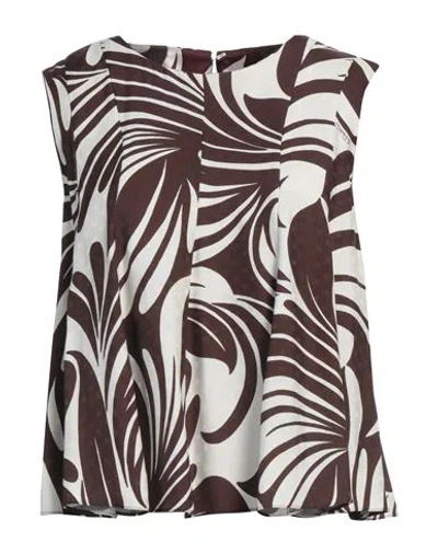 La Doublej La Double J Woman Top Cocoa Size M Viscose In Brown