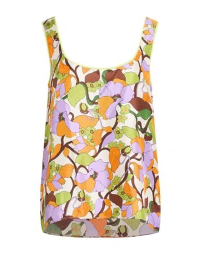 La Doublej La Double J Woman Top Lilac Size L Silk In Multi