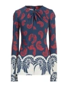 La Doublej La Double J 'superflare' Blouse In Navy Blue