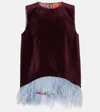 La Doublej La Scala Top In Solid