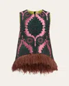 La Doublej La Scala Top In Open Pink