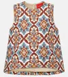 La Doublej La Scala Printed Cotton Top