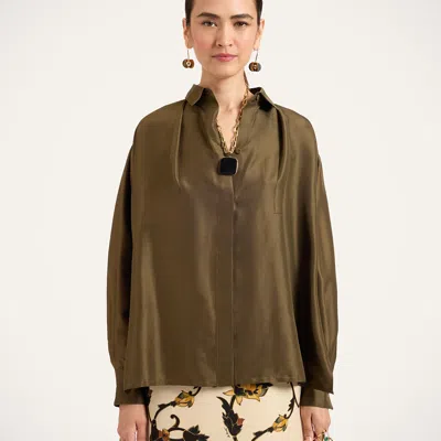 La Doublej La Scala Shirt In Green