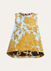 La Doublej La Scala Top In Light Blue