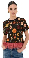La Doublej La Scala Tee With Feathers Botticelli In Botticelli