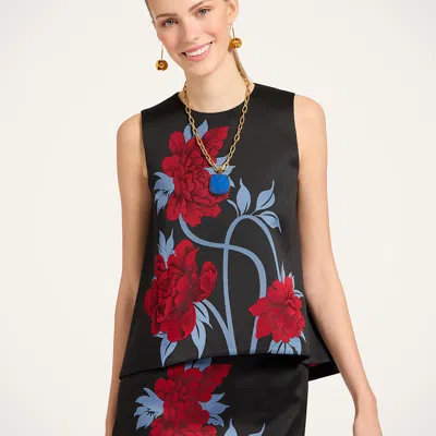 La Doublej La Scala Top In Animal Print