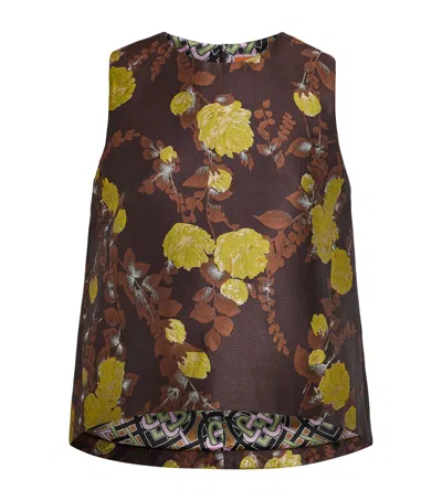 La Doublej La Scala Top In Brown