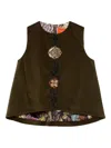 La Doublej La Scala Top In Green
