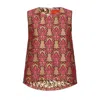 La Doublej La Scala Top In Herald Fuchsia