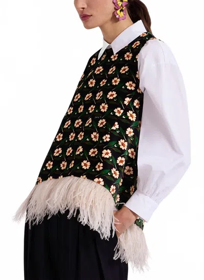 La Doublej La Scala Top In Mayfair In Multi