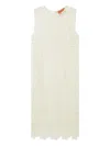 La Doublej Lace-embroidered Dress In Neutral