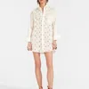 La Doublej Lacey Better Than Your Boyfriend's Shirt Ivory In Solid Ivory