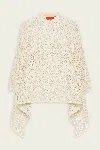 La Doublej Lacey Foulard Shirt In Plaza Cream