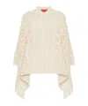 La Doublej Lacey Foulard Shirt In Plaza Cream In White