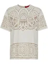 La Doublej Lacey House T-shirt In Neutrals