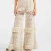 La Doublej Lacey Palazzo Pants In Plaza Cream