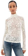 La Doublej Lacey Turtleneck Solid