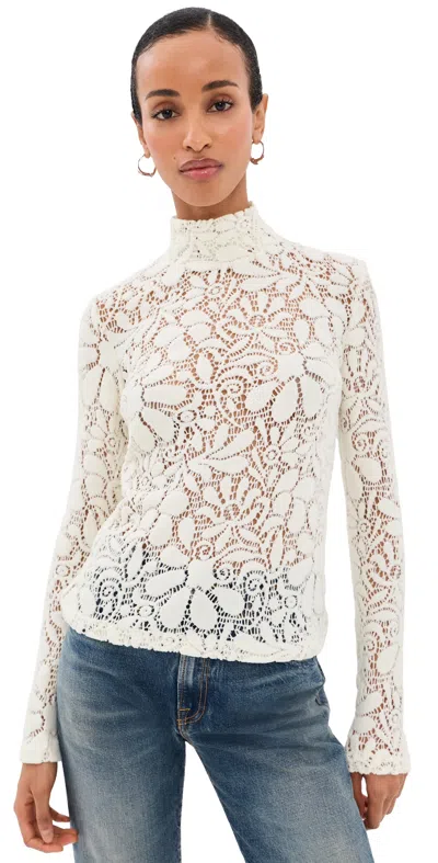La Doublej Lacey Turtleneck Solid