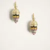 La Doublej Lantern Earrings In Gold