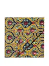 La Doublej Medium Ananas Linen Tablecloth In Yellow