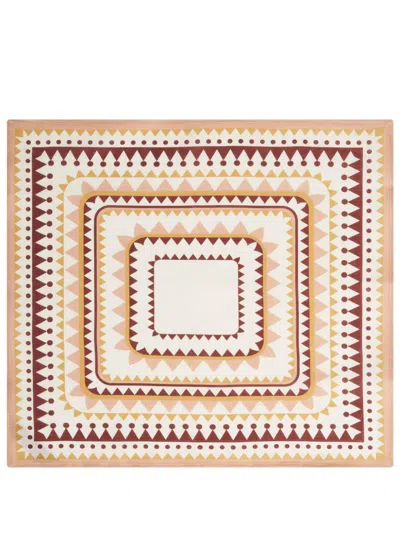 La Doublej Large Doric Placée Napkins (set Of Two) In White