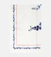 La Doublej Large Floral Linen Tablecloth