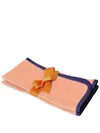 La Doublej Large Linen Napkins (set Of 2) In Rainbow Rose