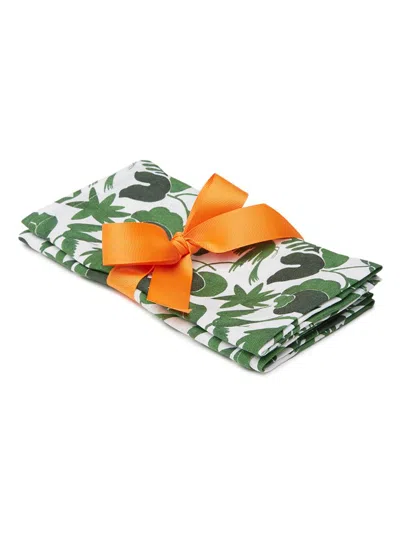 La Doublej Large Napkins Set Of 2 In Green