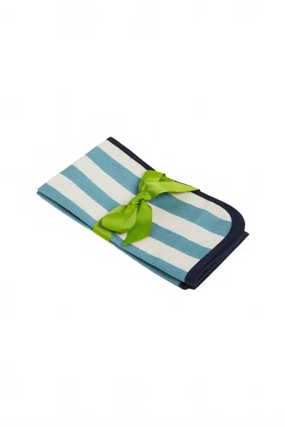 La Doublej Large Napkins - Set Of 2 In Riviera Sky Blue