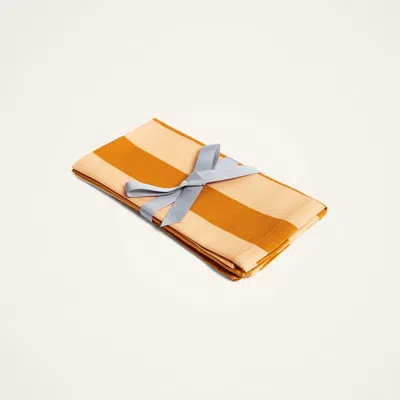 La Doublej Large Napkins Set Of 2 In Orange