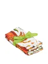 La Doublej Large Napkins (set Of Six) In Multi