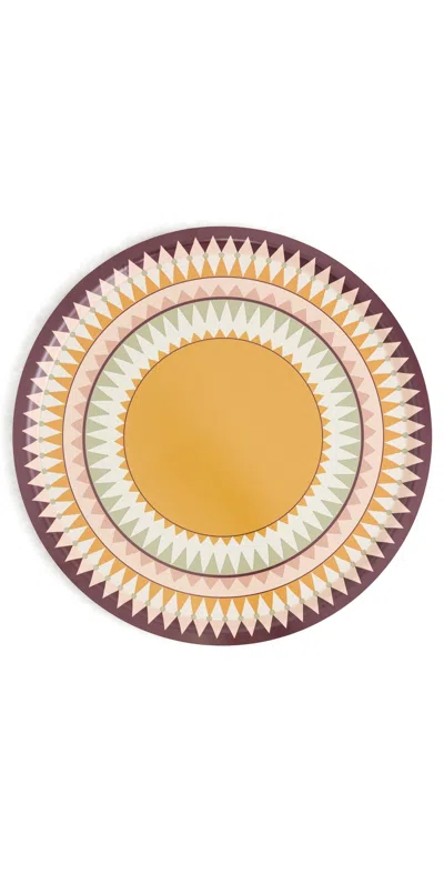 La Doublej Large Round Printed Tray Doric