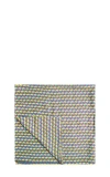 La Doublej Large Tablecloth (180x350) Cubo Giallo/fuxsia In Cubo Giallo/fuxsia