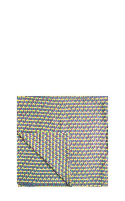 La Doublej Large Tablecloth (180x350) Cubo Giallo/fuxsia