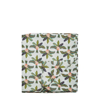 La Doublej Large Tablecloth (180x350) In Linen Palms